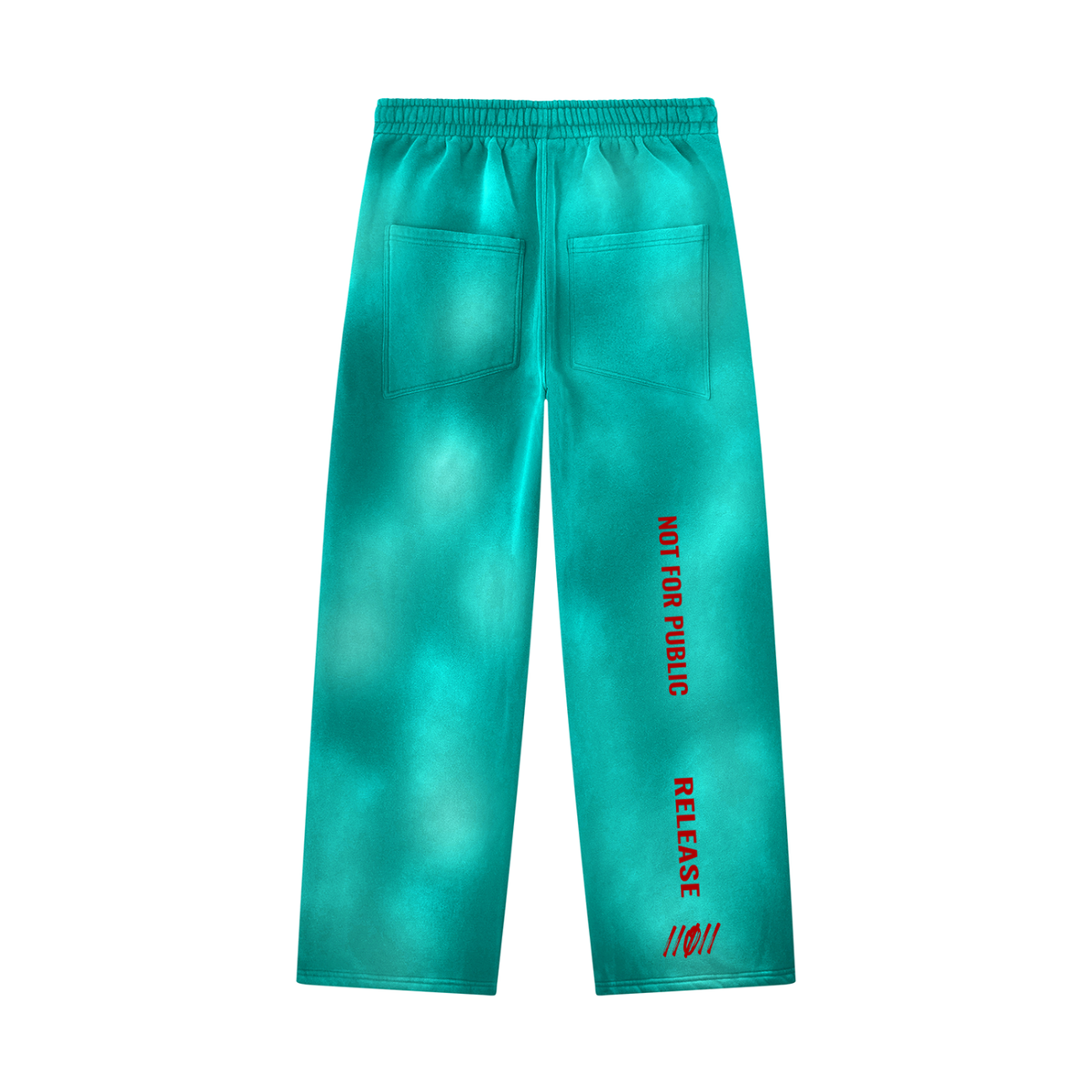Unisex Sunfade Wide Leg Fleece Sweatpants