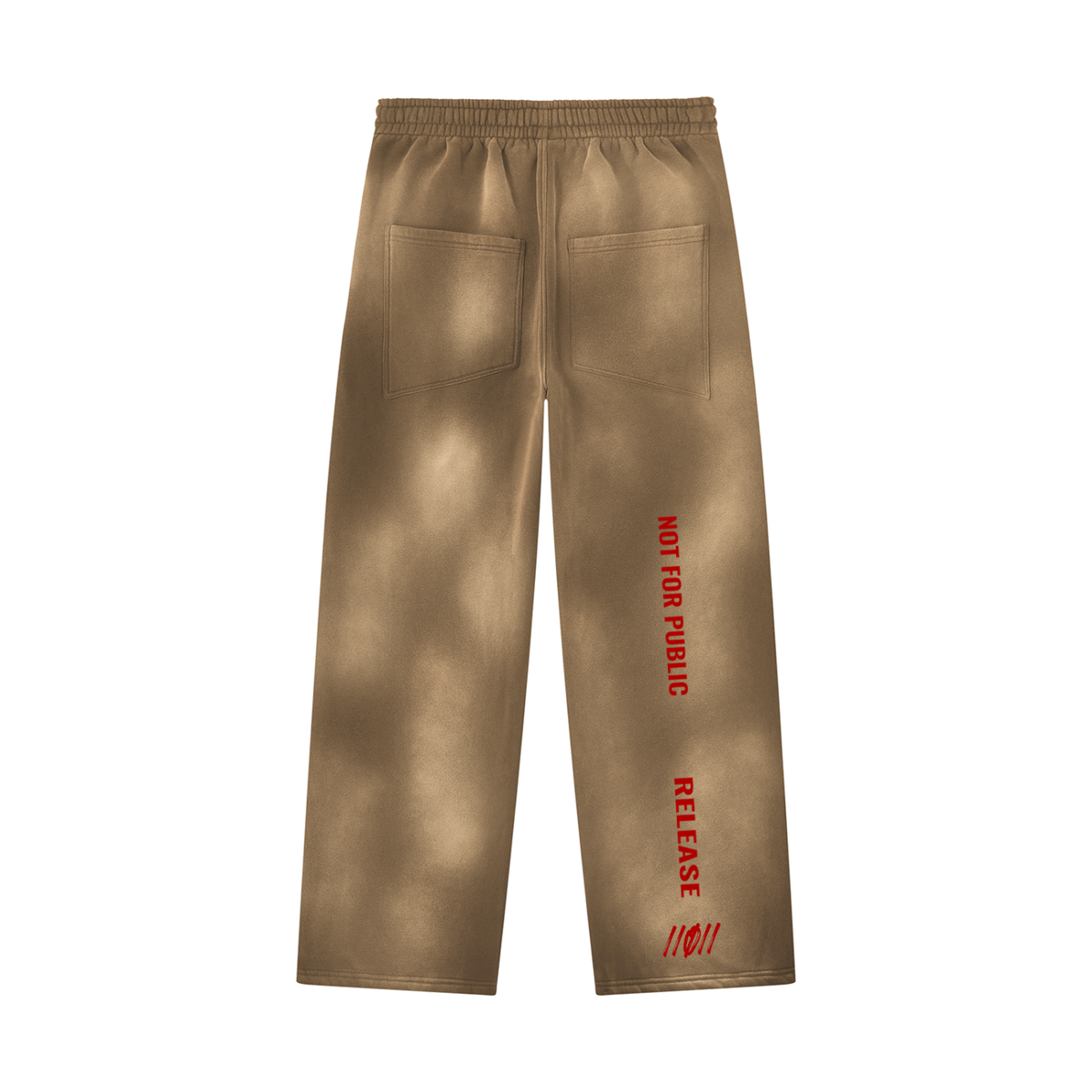 Unisex Sunfade Wide Leg Fleece Sweatpants