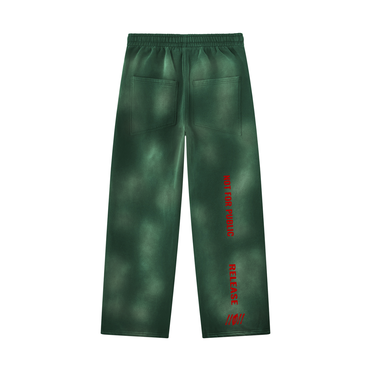 Unisex Sunfade Wide Leg Fleece Sweatpants