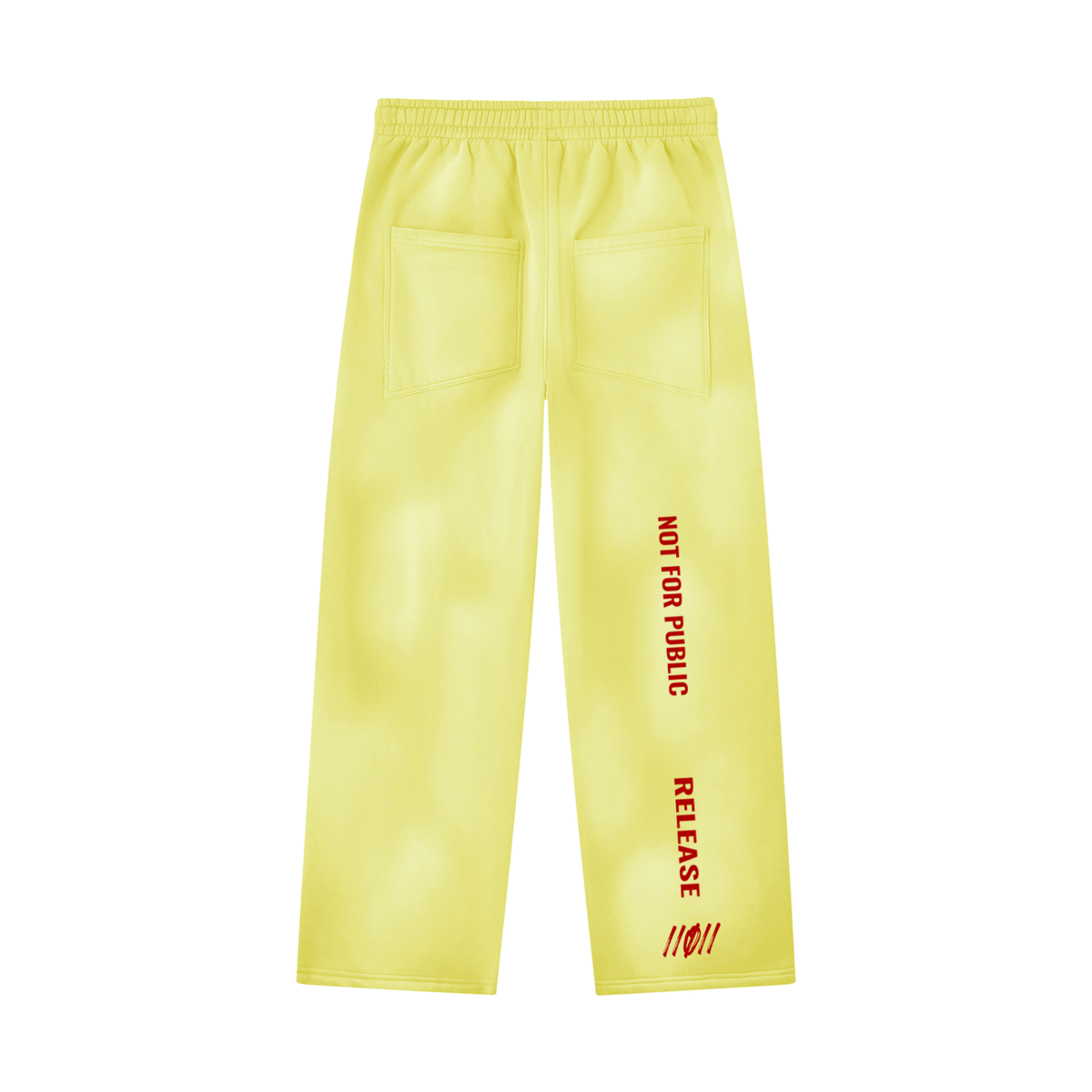 Unisex Sunfade Wide Leg Fleece Sweatpants