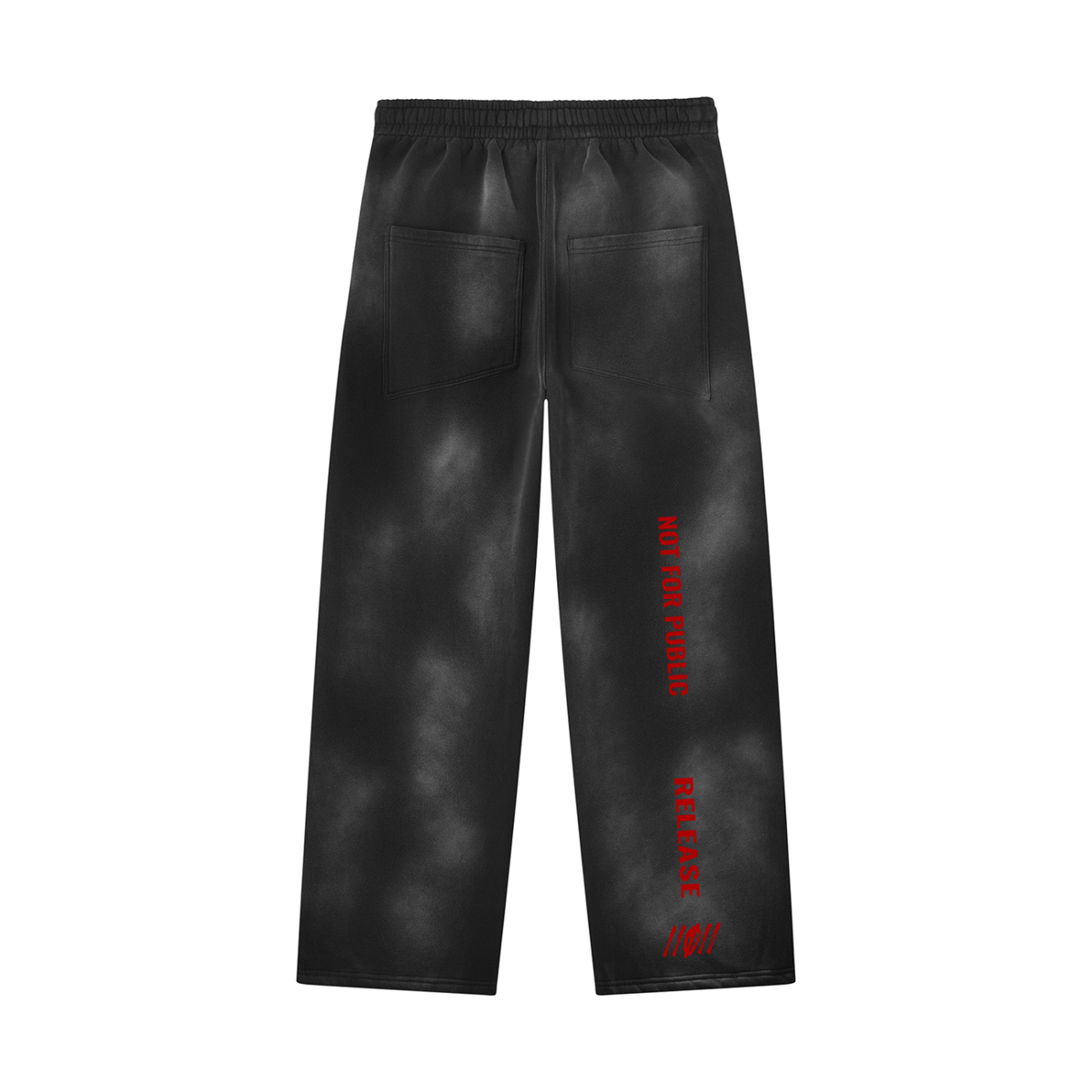 Unisex Sunfade Wide Leg Fleece Sweatpants